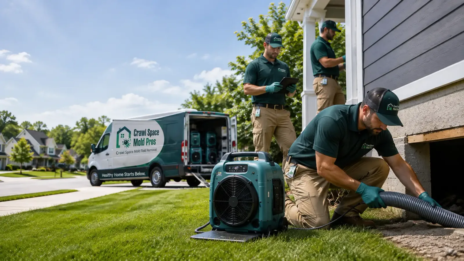 Crawl Space Mold Removal in Oakland, NJ
